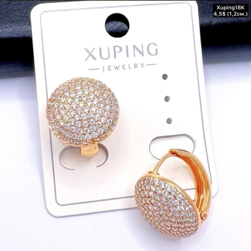 Сережки Xuping18К 20390 (1,2см)